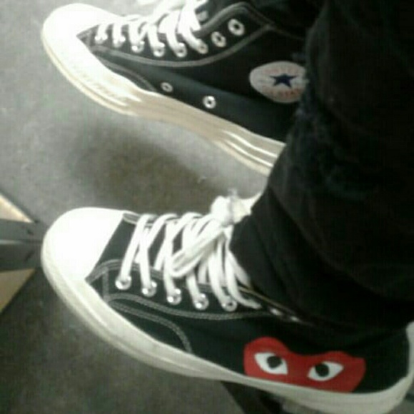 cdg converse poshmark